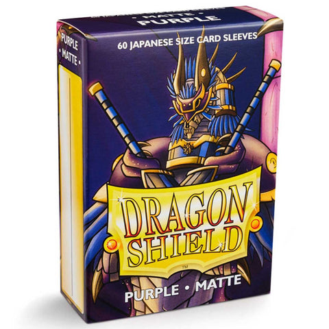 Arcane Tinmen Dragon Shield Japanese 60ct Matte Purple Sleeves 59x86mm