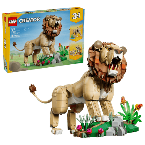 LEGO 31386 Wild Animals: Majestic Lion - Creator 3-in-1