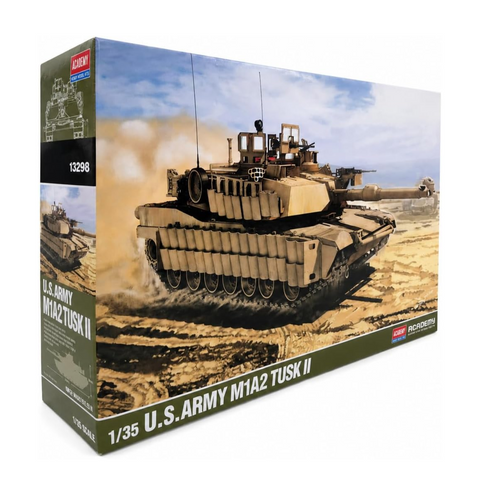 Academy 1/35 U.S. Army M1A2 Tusk II Plastic Model Kit