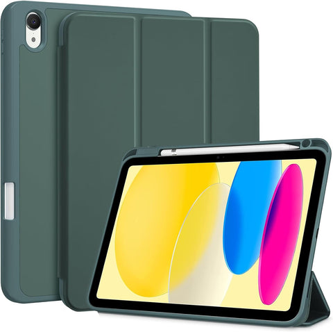 ReDefine Soft Back Flip Case for iPad 10th / iPad A16 - Green