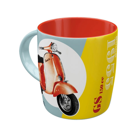 Nostalgic-Art Coffee Ceramic Mug Retro Vespa Scooter Design 330ml