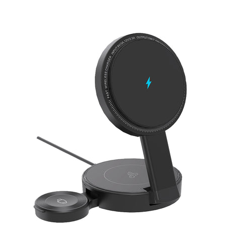Laser 3 in 1 Foldable Wireless Charging Stand