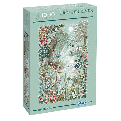 Gibsons 1000pc Art File Frosted River Puzzle