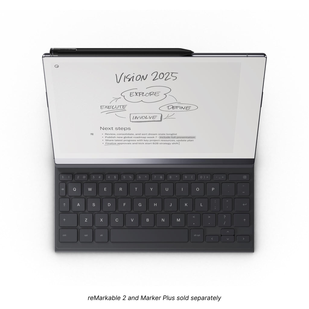 reMarkable Type Folio Keyboard Cover for reMarkable 2 Paper Tablet (Ink Black) JB HiFi