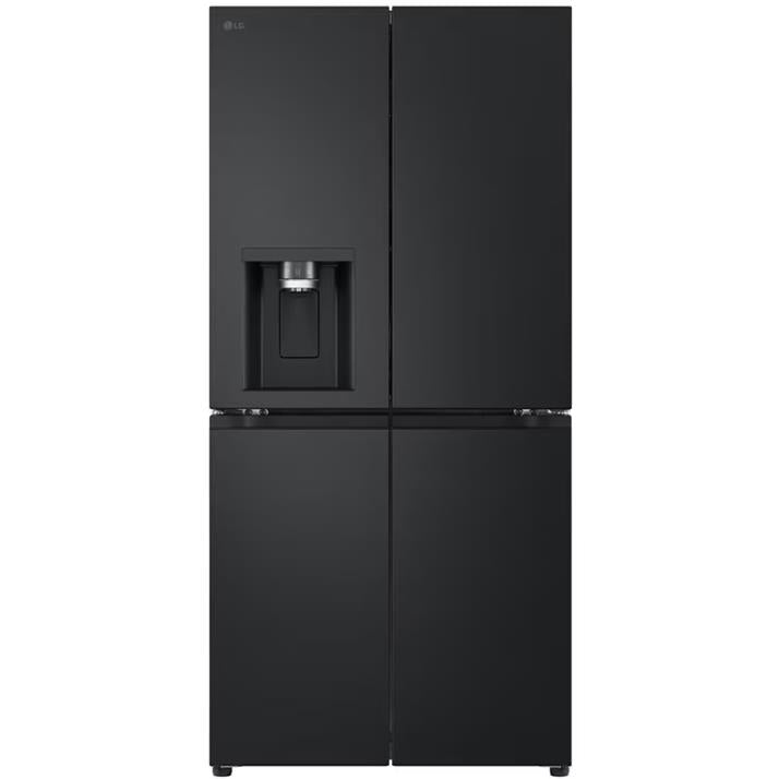 LG GFL500MBL 506L Slim French Door Fridge (Matte Black) [Plumbed] JB