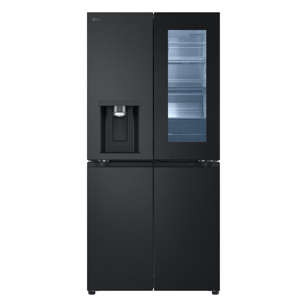 LG GFV500MBLC 508L Slim French Door Fridge (Matte Black) JB HiFi