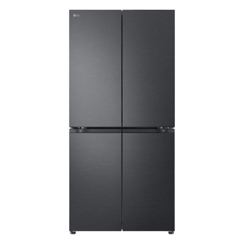 LG GF-B505MBL 530L Basic Slim French Door Fridge (Matte Black)