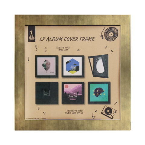 Flea Market - Single LP Vinyl Wall Frame (Antique Brass)