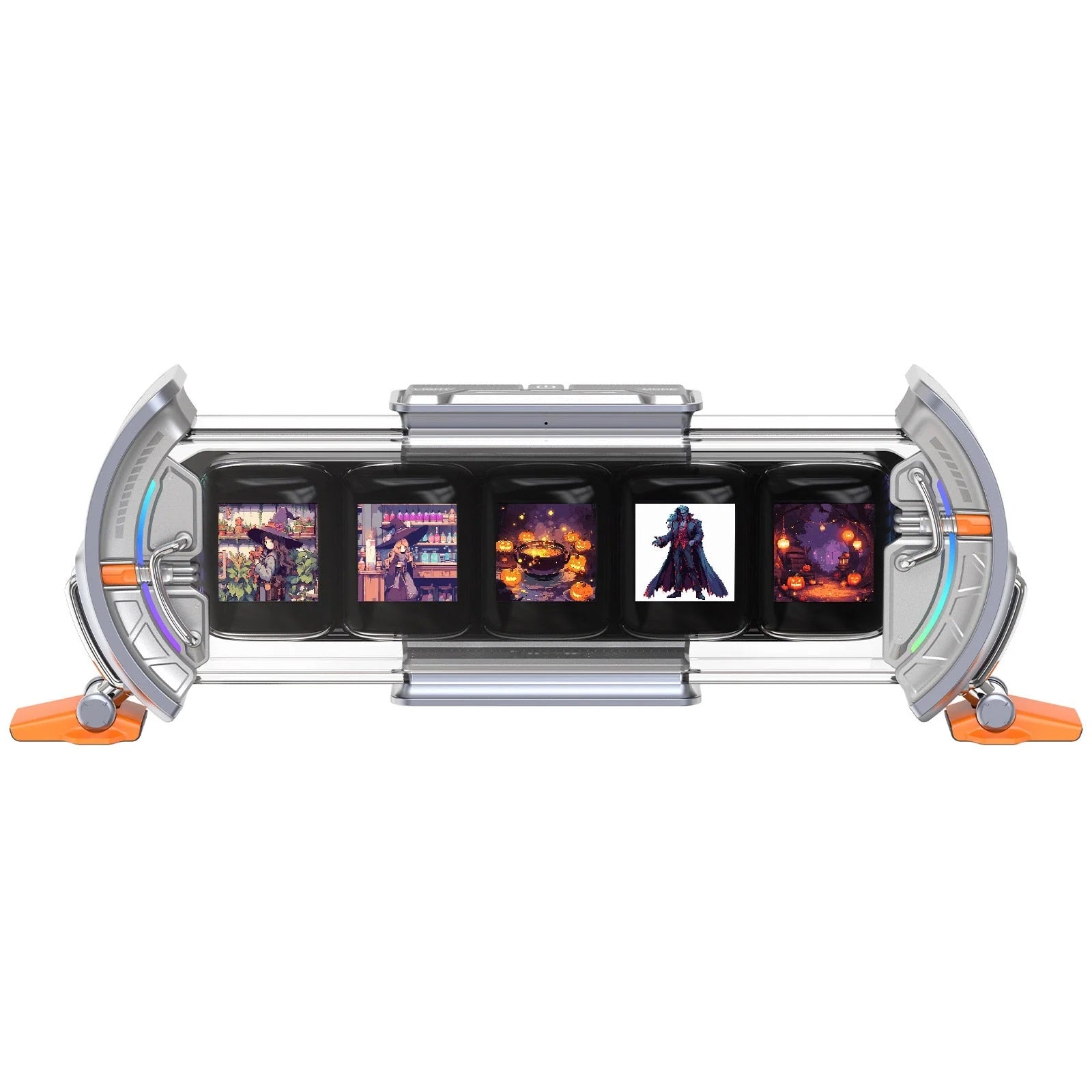 Divoom Times Gate Pixel Art Informative Display (Grey) - JB Hi-Fi