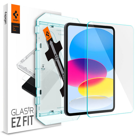 Spigen Apple iPad 11 A16 2025 /10.9 2022 EZ Fit GLAS.tR Slim 1PC Glass Screen Protector (Clear)