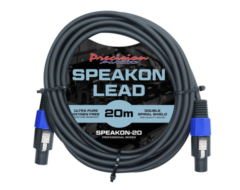 Precision Audio 20m Speakon To Speakon Cable