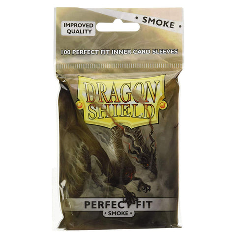 Arcane Tinmen Dragon Shield Standard 100ct Perfect Fit Smoke Inner Sleeves 63x88mm