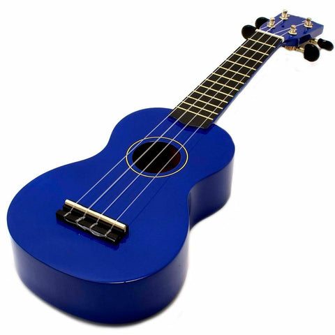 AXIOM Spectrum Soprano Beginner Ukulele Starter Kit (Blue)