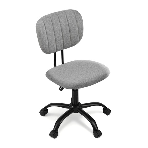 Artiss Armless Office Chair with Wheels (Grey)