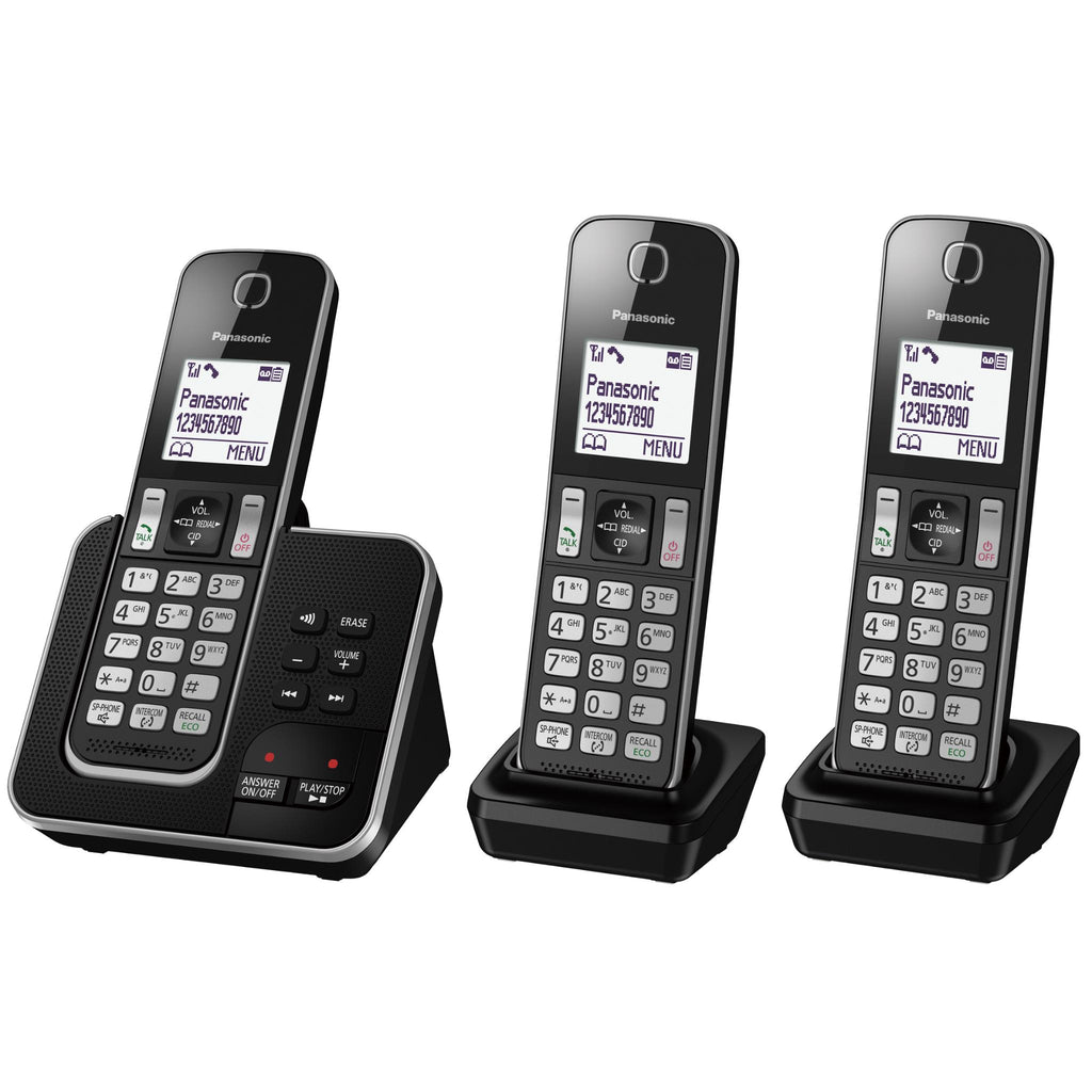 Panasonic KXTGD323ALB Digital Cordless Phone & Answering System JB HiFi