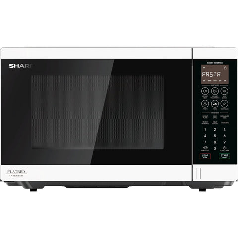 Sharp SM327FHW 32L 1200W Flatbed Microwave (White)