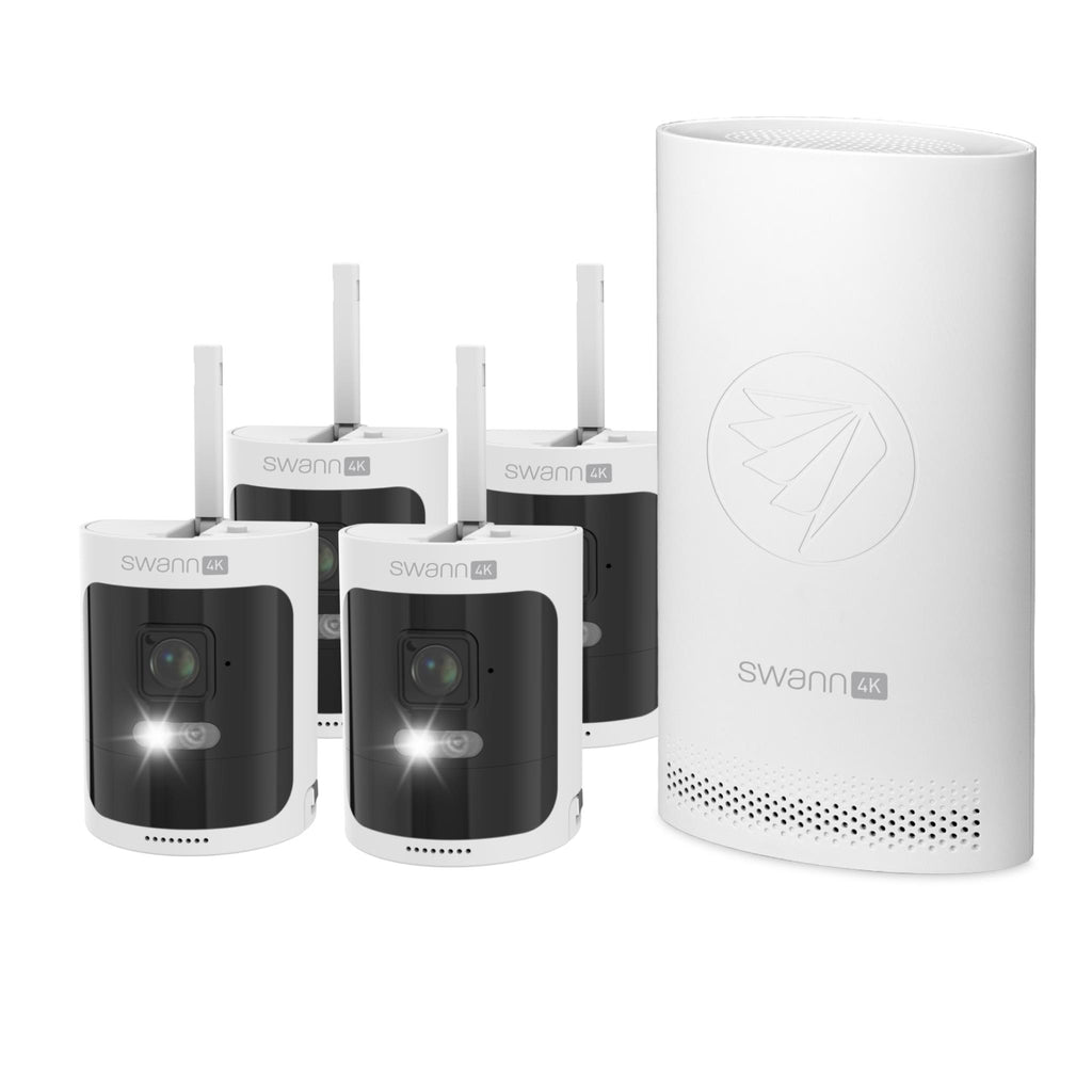 Swann AllSecure4K Wireless Security System (4 Pack) JB HiFi
