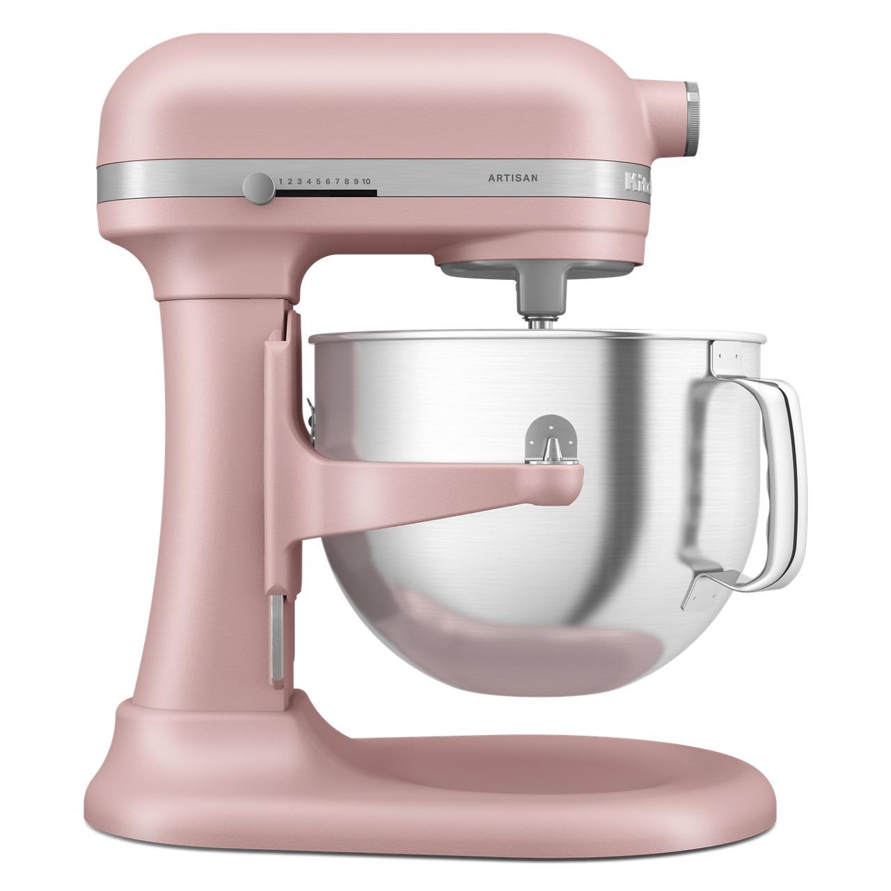 KitchenAid KSM70 6.6L Artisan Bowl Lift Mixer (Dried Rose) - JB Hi-Fi