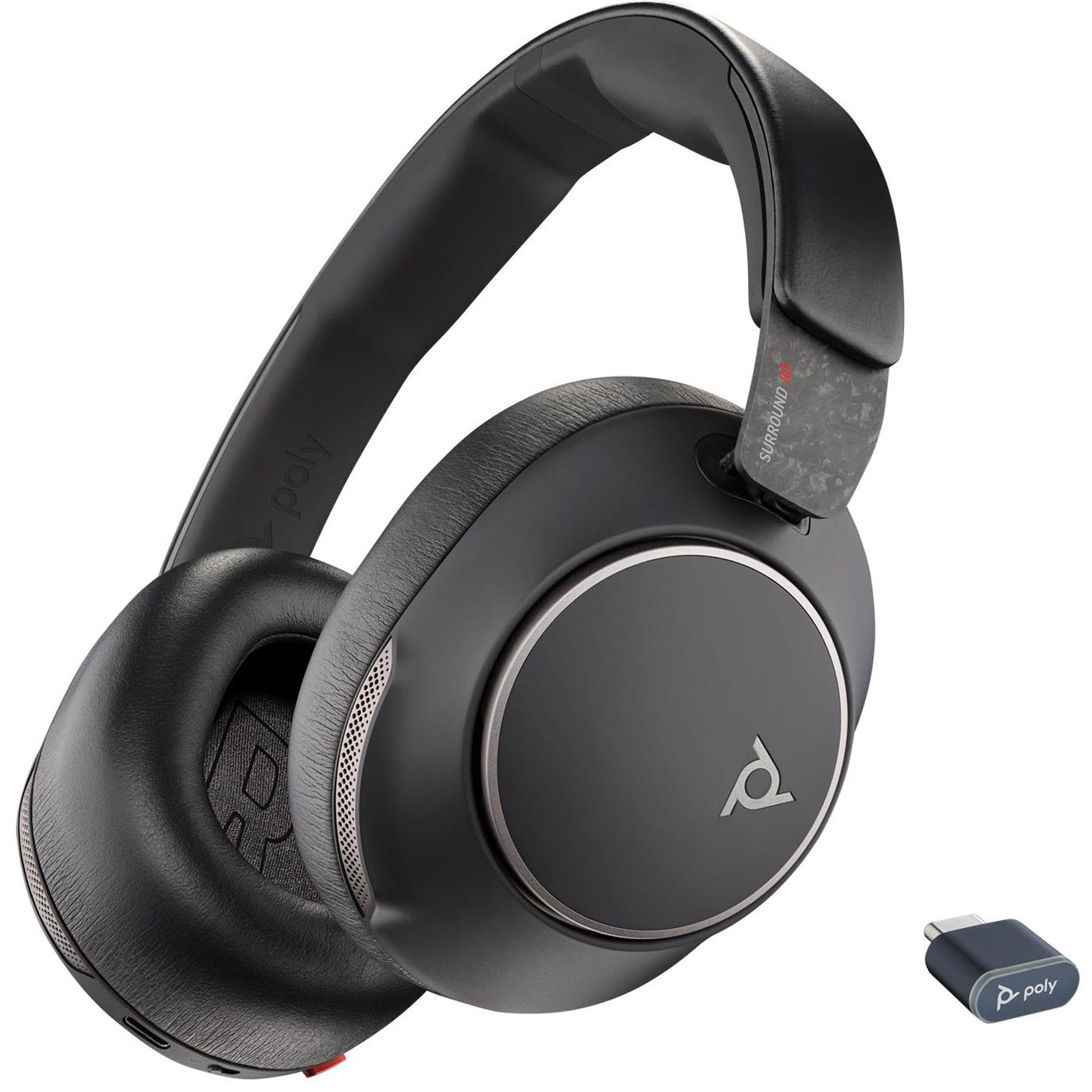 HP Poly Voyager Surround 80 UC Wireless Over-Ear Headphones JB Hi-Fi