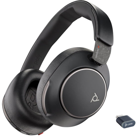 HP Poly Voyager Surround 80 UC Wireless Over-Ear Headphones