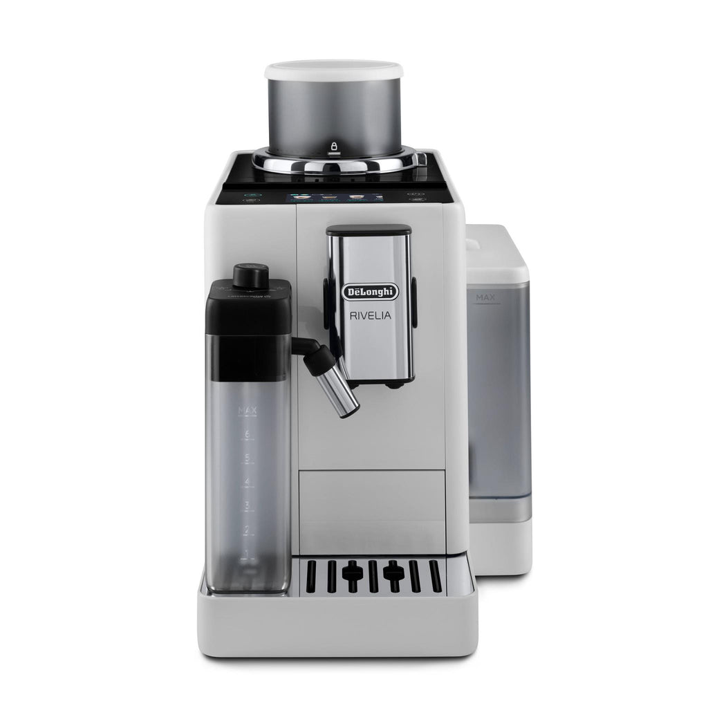 De'Longhi Rivelia Fully Automatic Coffee Machine (Arctic White) JB HiFi