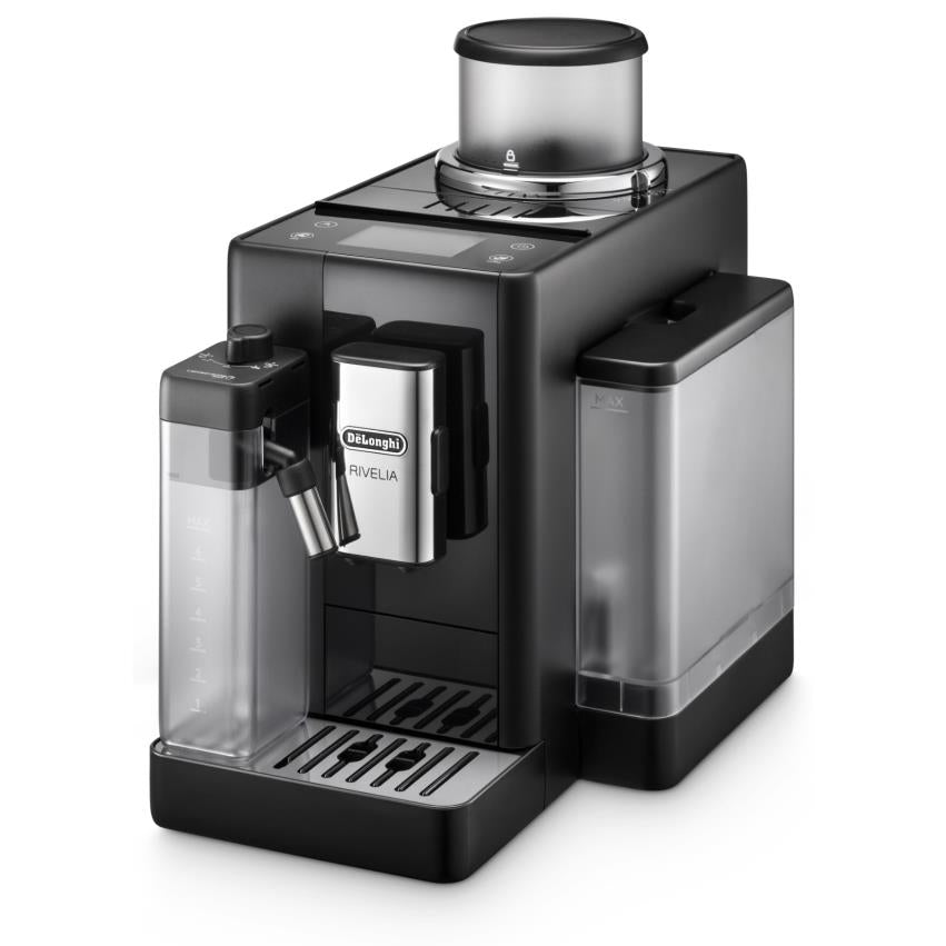 De'Longhi Rivelia Fully Automatic Coffee Machine (Onyx Black) JB HiFi