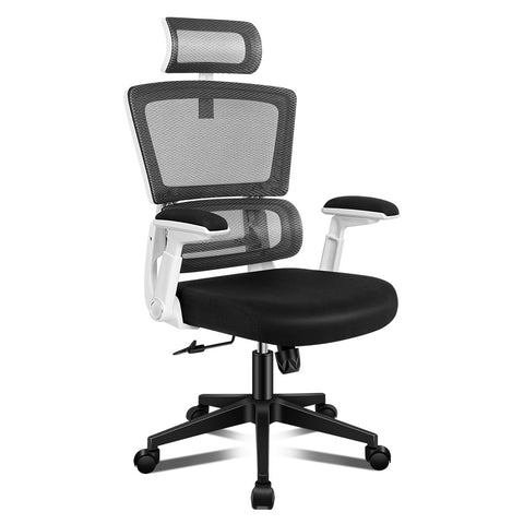 ALFORDSON Mesh Office Chair Executive Computer Chairs Study Work Seat (White)