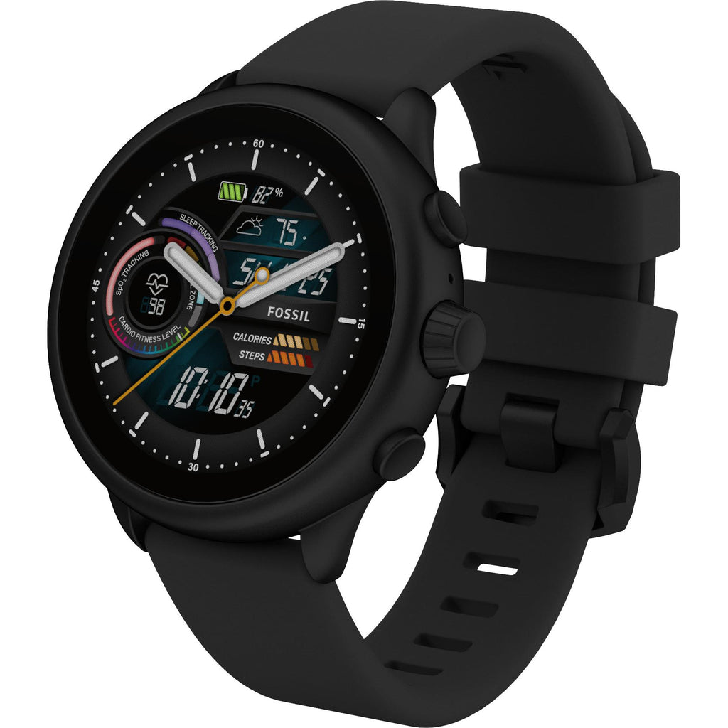 Fossil Gen 6 Wellness Edition Smartwatch FTW4069 (Black Silicone) JB