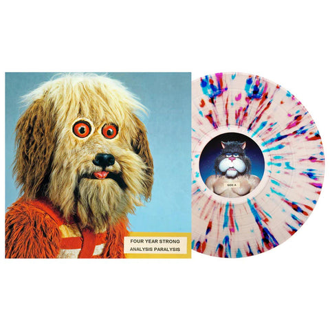 analysis paralysis (Milky Clear with Blue, Red & Purple Splatter Vinyl)