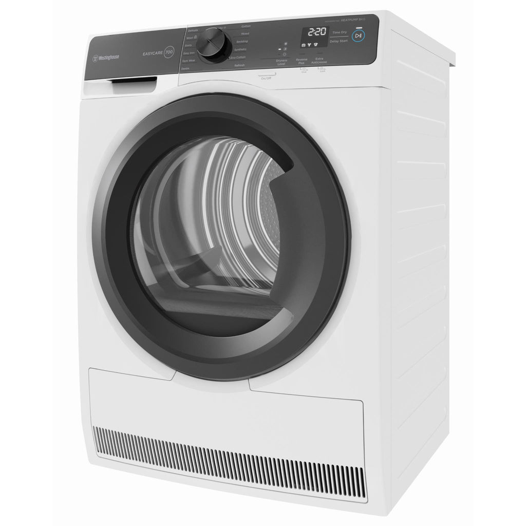 Westinghouse WDH904N7WA 9kg EasyCare 700 series heat pump dryer. JB HiFi