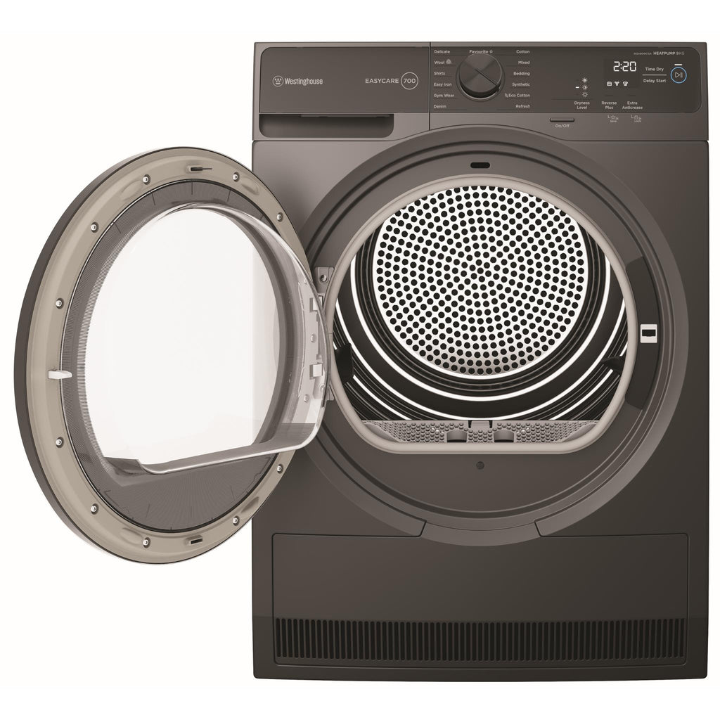 Westinghouse WDH904N7SA 9kg EasyCare 700 series heat pump dryer. JB HiFi