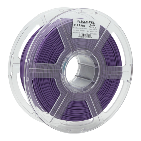 3D META PLA Basic 3D Printing Filament - Dark Purple