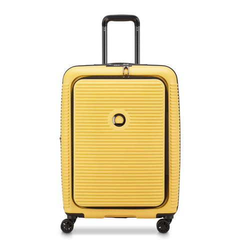 Delsey Freestyle Front Opening 66cm Medium Luggage - Yellow