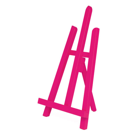 Jasart Tabletop Painting Colour Easel Drawing Canvas Holder Stand 29x40cm Pink