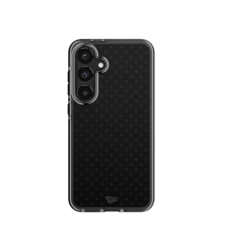 Tech21 EvoCheck Phone Case for Samsung Galaxy S24 Plus (Smokey/Black)