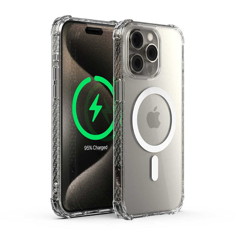 X-One Dropguard Pro Impact Protection Case for iPhone 15 Pro - Transparent Black