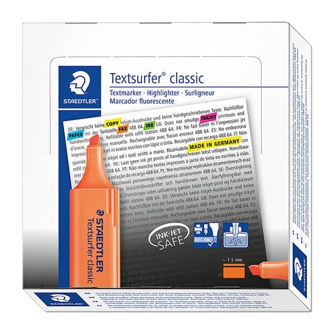 Staedtler Highlighter Textsurfer (Orange) [Box 10]