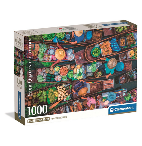 Clementoni 1000pc Thai Floating Market Puzzle