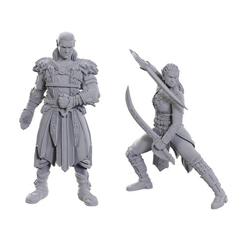 Wizkids D&D Nolzur's Marvelous Miniatures: Special Edition - Baldur's Gate 3: Jaheira & Halsin