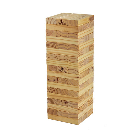 Jenjo Games 54 Piece Outdoor Giant Jenjo Wooden Block Game 54cm