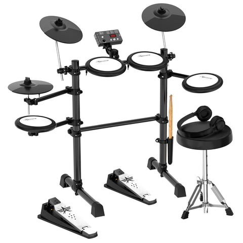 Karrera TDX-16 Electronic Drum Kit with LCD and Mesh Pads