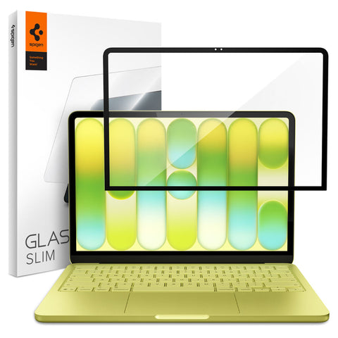 Spigen MacBook Neo 13" A18 Pro GLAS.tR Slim Glass Screen Protector (Clear)