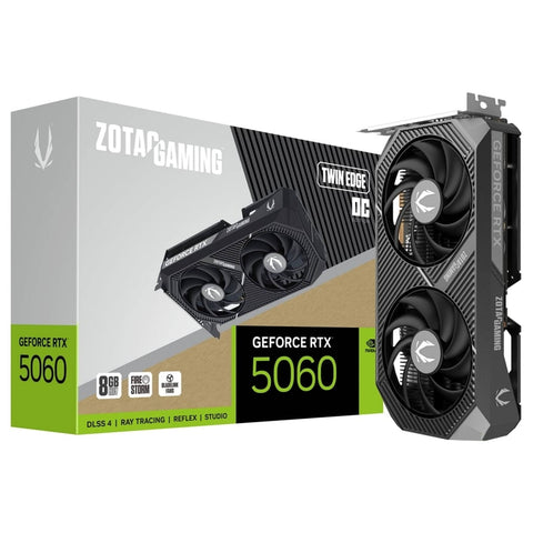 Zotac GeForce RTX 5060 8GB GDDR7 Twin Edge OC Graphics Card