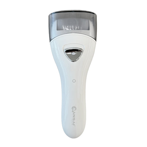 Sansai Rechargeable Wireless Foot Callus Remover with 3 Roller Heads