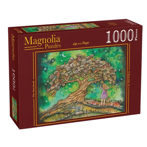 Magnolia 1000-Pieces The Storybook Kat Fedora Puzzle