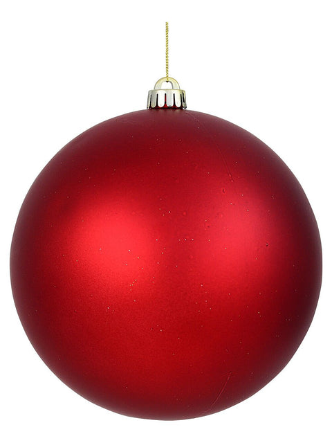 Christmas Warehouse - DECRBA26 Regal Red Metallic Majestic Large Display Bauble | 20cm Red