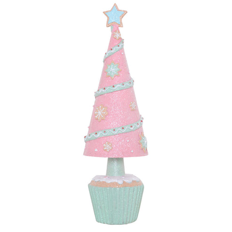 Gibson Gifts Fairy Floss Gingerbread Tree Christmas Decoration 100x100x310mm