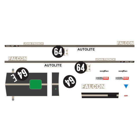 DDA 1:24 Scale #64E XY Ford Bathurst Decal Kit Accessory