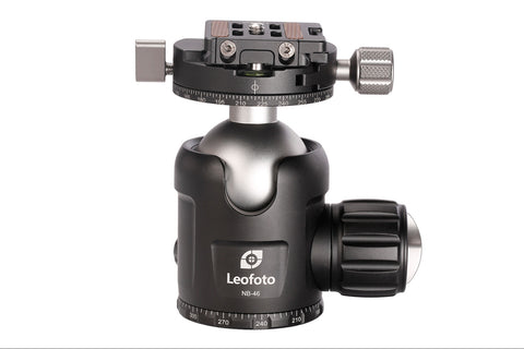 LEOFOTO PRO BALL HEAD WITH PANNING CLAMP NB-46 (DOUBLE-ACTION)
