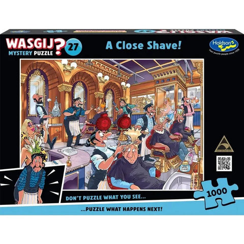 Holdson 1000-Pieces Wasgij? Mystery 27 Close Shave Puzzle